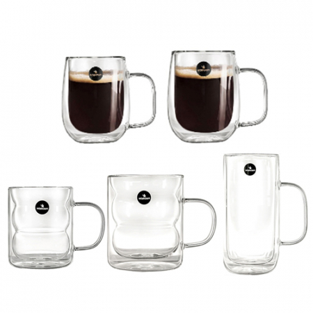 홈애니 이중 내열 유리컵 300ml #2