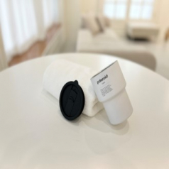 센트포유 폴라로이드 셔터 텀블러 + 송월타올 수건 세트