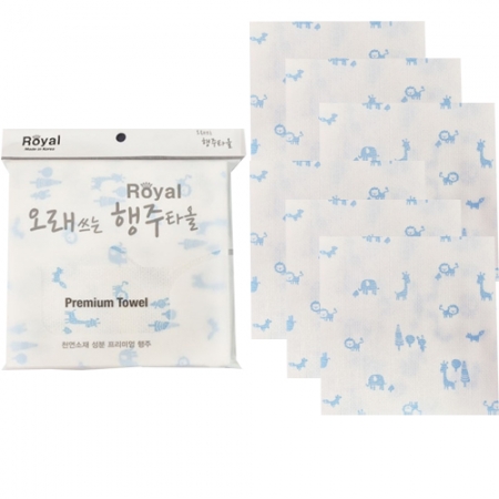 로얄 애니몰 행주타올 6p #2