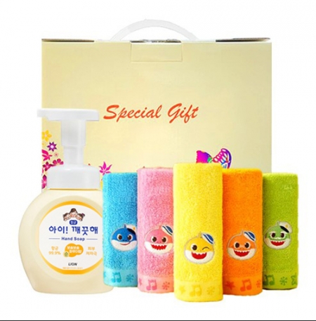 아이깨끗해 핸드워시 + 아기상어 주방 타올 세트 (향 선택 가능) #2