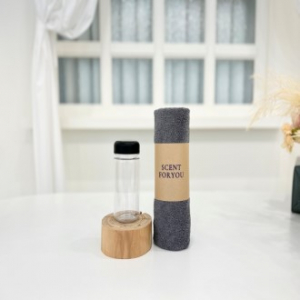 센트포유 투명보틀350ml+수건세트 GMB1