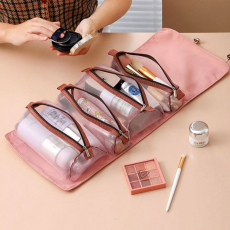 여행용분리형 메쉬 파우치 캠핌용 탈부착 4in1