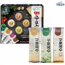 M23 구포국수310g 3개(소면+시금치+콩) 구포국수 3종선물세트