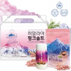 M20 히말라야 핑크 솔드 200g (원통) 1개 + 히말라야 핑크 솔트 리필 250g 1개 핑크솔트 2종선물세트