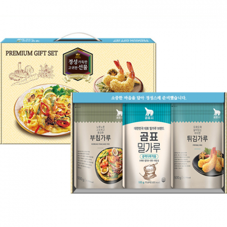 M10 곰표 밀가루 500g+튀김가루 500g+부침가루 500g 3종 선물세트 #2