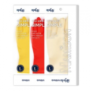 마미손 심플미니 고무장갑 10매입 고무장갑, 설거지 고무장갑