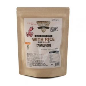 우리쌀라이스칩 구운오징어 1봉 60g