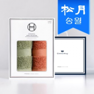 [송월타올] 호텔수건 제이드 210g 2p 선물세트쇼핑백 기념수건 답례품