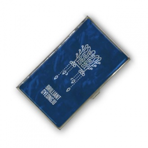 람프로스 아트콜라 자개 명함케이스 경주 금관