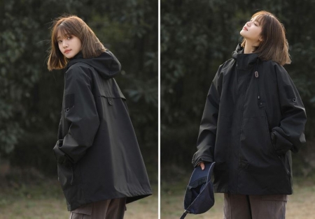 오버핏 커플 바람막이 야상 사파리 방풍 점퍼 #2