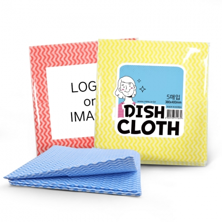 케어맨 물에 빨아 간단하게 사용하는 판촉 행주 5매입 #2
