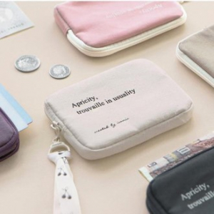 다비드 포켓형 여행용미니파우치 지갑 명함케이스 국내생산