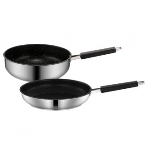 영국R 바제니 인덕션IH 스텐코팅 전골팬 28cm 2종 커플세트