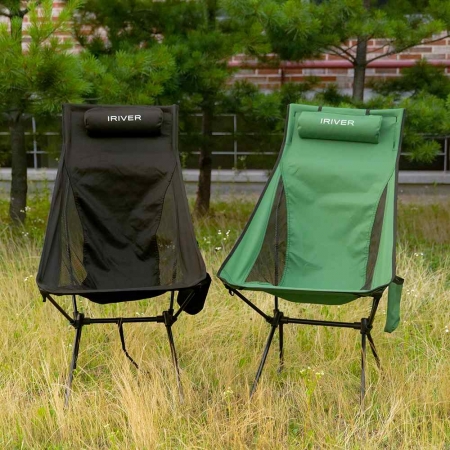 아이리버 캠핑의자 릴렉스체어 접이식 휴대용 백패킹 경량체어 에코 감성 IE-CP02 #4