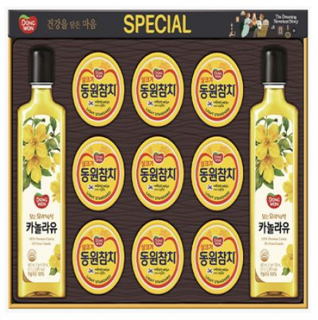 동원스페셜 O-97호 선물세트 (참치 9캔 + 카놀라유 2병) (10+1) #2