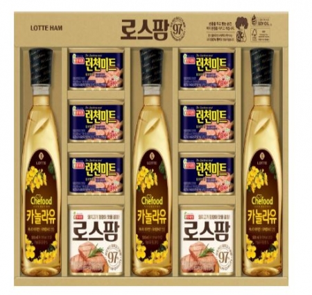 로스팜97 프리미엄 특호 (ECO)선물세트 (로스팜97x2캔 런천x6캔 카놀라유x3개) (10+1) #2