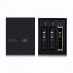 쿠엔즈버킷 참기름 200ml+들기름 200ml+볶음참깨 100g 3종