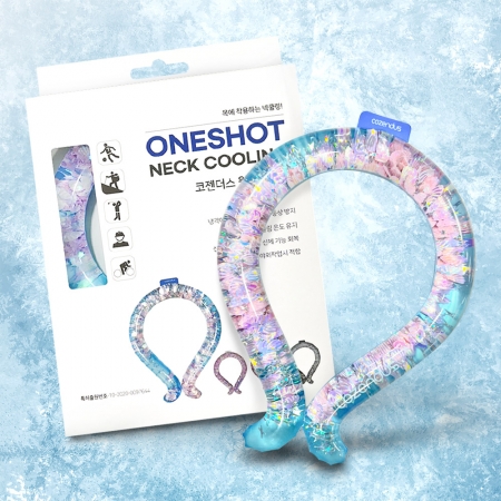 코젠더스 원샷 홀로그램 넥쿨링, 더운날 쾌적하게 목에 걸어 사용하는 넥쿨링 #2