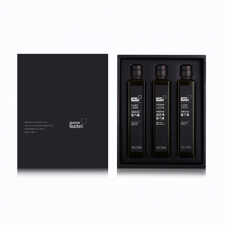 쿠엔즈버킷 참기름+들기름+검은깨 참기름 200ml 3종 #2