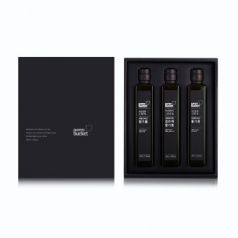 쿠엔즈버킷 참기름+들기름+검은깨 참기름 200ml 3종