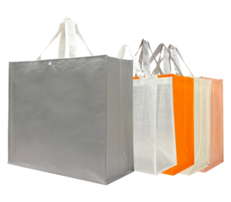 고품질 대형 타포린 가방 5종, 그레이, 베이지, 핑크, 오렌지, 투명 시장가방, 마트가방, 장바구니 #3