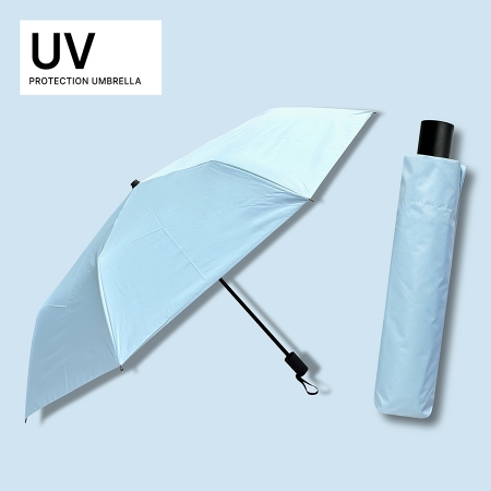 레이니 3단 파스텔 암막 우양산 (하늘) #2