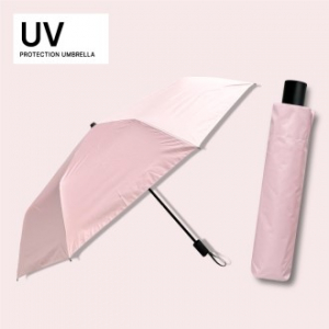 레이니 3단 파스텔 암막 우양산 분홍