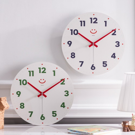 미소 무소음 벽시계, 인테리어 사무실 벽시계, 거실벽시계 #2