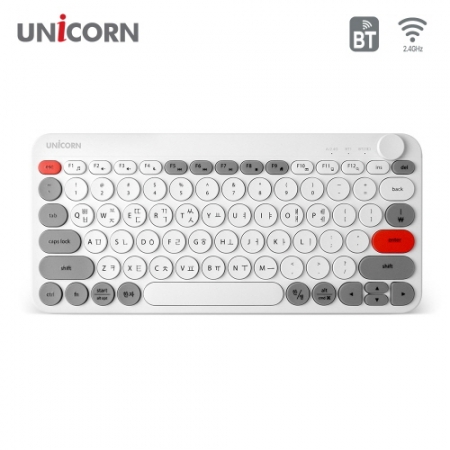 유니콘 BK-300SB 블루투스+2.4G 텐키리스 멀티페어링 미니키보드 #5