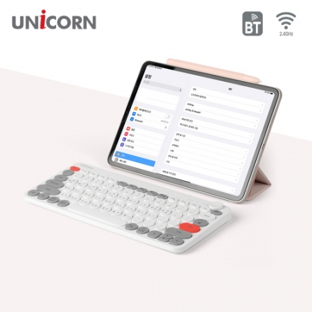 유니콘 BK-300SB 블루투스+2.4G 텐키리스 멀티페어링 미니키보드 #6