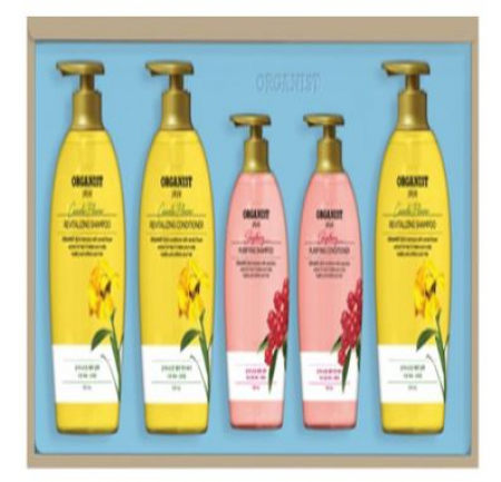 LG생활건강 오가니스트 제주 헤어세트(샴푸 등 5개입) (10+1) #2