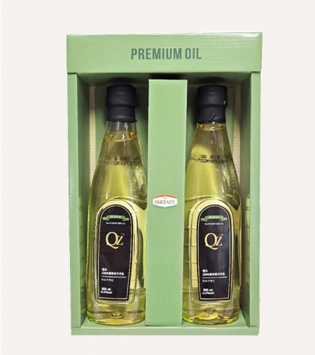 퀸즈 해바라기유 세트 2P, 식용유세트 명절선물세트 선물세트 #2