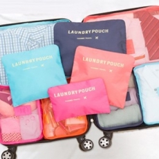 여행용다용도파우치 의류 속옷 6종