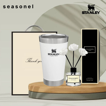 시즈넬 선물세트 스탠리 비어파인트473ml + 200ml 디퓨저 #2