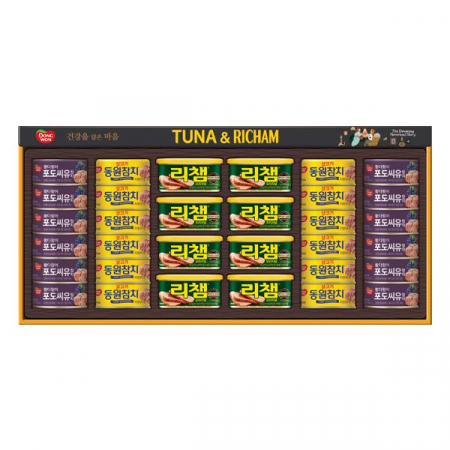 동원 참치 선물세트 튜나리챔 6호 (참치/포도씨유/리챔) #2