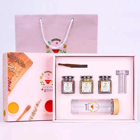 꽃다다 꽃차(소) 보틀 5종 선물세트 // 국내산 #2