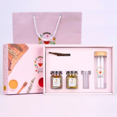 꽃다다 꽃차(중) 보틀 4종 선물세트 // 국내산