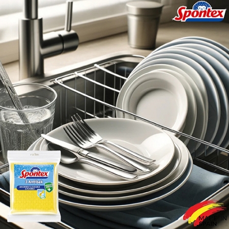 스폰텍스 셀룰로오스 항균행주 수세미세트 6p #9