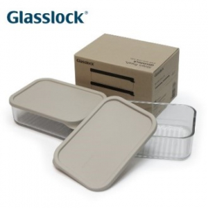 글라스락 모듈러 1700ml 밀폐용기 2조세트