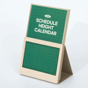 자작 우드스틱 탁상달력 메모 스케줄러