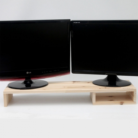 우드밀리 원목 삼나무 모니터 받침대 800와이드 박스 #3