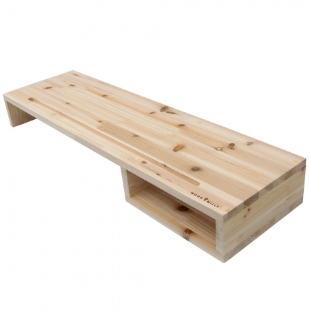 우드밀리 원목 삼나무 모니터 받침대 800와이드 박스 #2