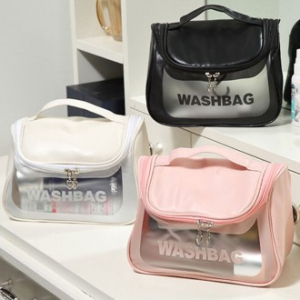 B056 심플 트래블 워시백 여행용방수파우치 세면백 목욕가방 인쇄 답례품