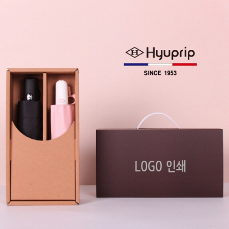 프리미엄 우양산세트-협립 3단 모던 완전자동우산 + 협립 3단 암막 야옹이 완전자동 우양산 #2