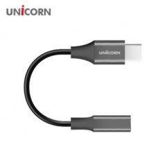 유니콘 USB C타입 3.5mm AUX 이어폰젠더 오디오변환젠더 케이블 컨버터 CT-300S