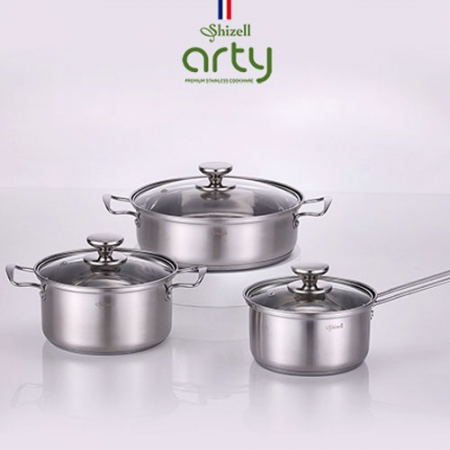 쉬젤 아티스테인레스 IH냄비3종세트 #2