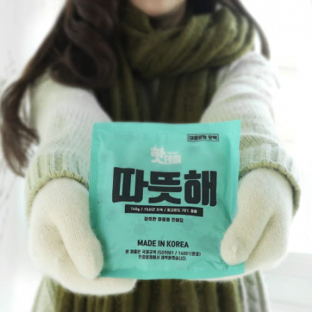 핫데이 대용량형 핫팩 140g, 스티커 부착 포함 // 국내생산 #6
