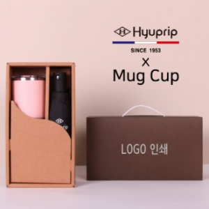 협립 3단 심플 수동우산 + 로하스 머그컵 1P 세트