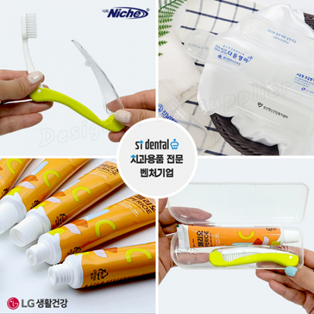 뉴 미니케이스 1호 니치접이식미세모 페리오 칫솔치약세트 #5