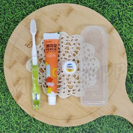 덴탈케어세트 뉴미니케이스 2호(접이식칫솔,치약,치실) #2